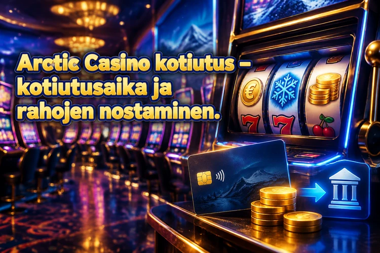 Arctic Casino kotiutus - kotiutusaika ja rahojen nostaminen