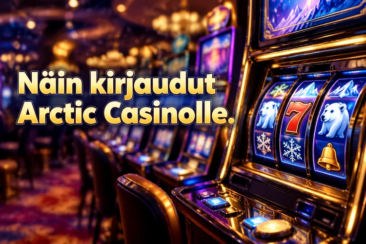 Näin kirjaudut Arctic Casinolle