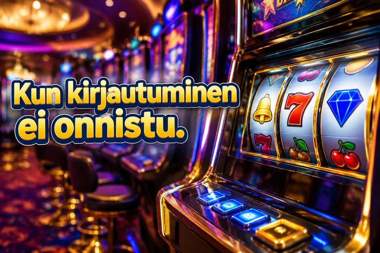 Kun kirjautuminen ei onnistu